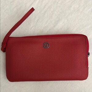 Lululemon Red Wristlet